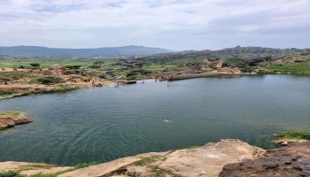 صور من اليمن: سد حلوان ، الرجم، محافظة المحويت شمالي البلاد.