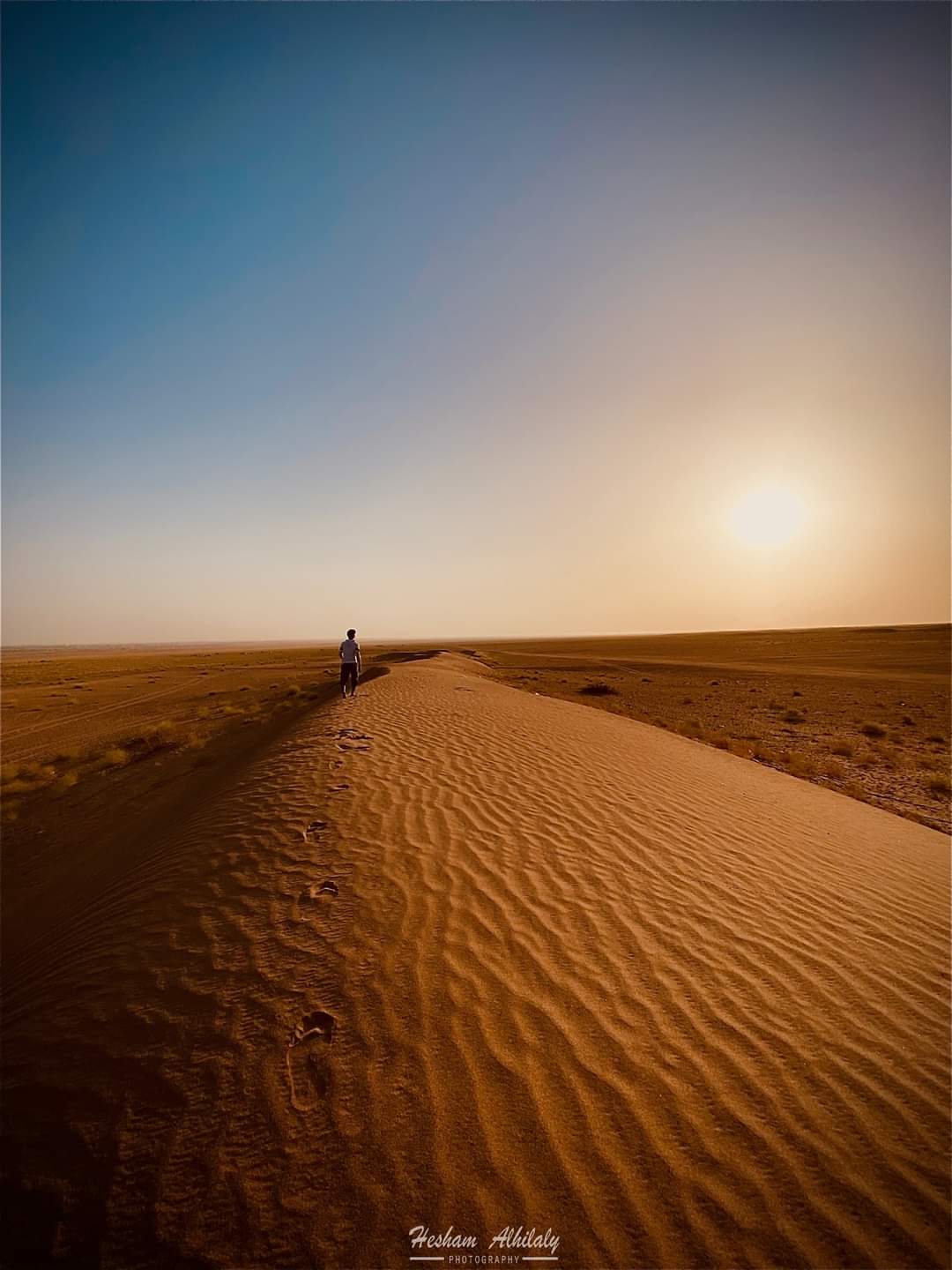 صور من اليمن: صحراء مأرب شرقي البلاد.