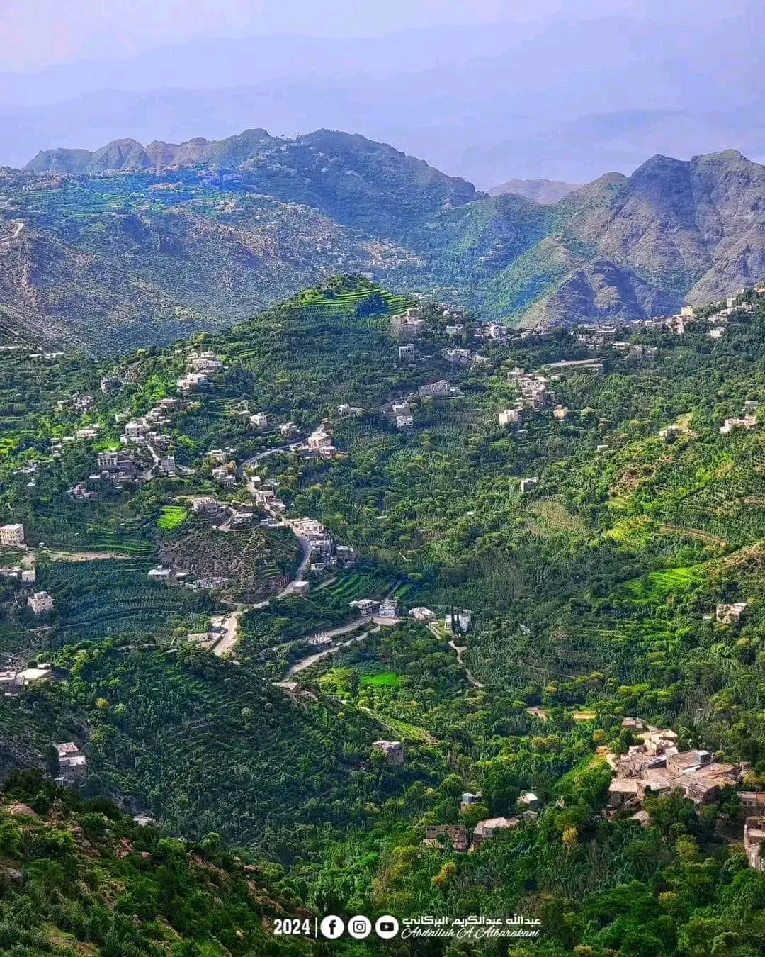 صور من اليمن: جبل حبشي ، محافظة تعز جنوبي غرب البلاد.