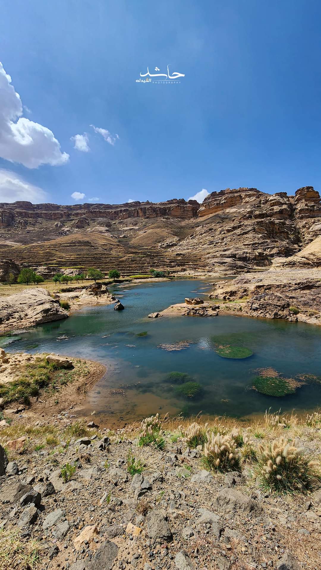 صور من اليمن: وادي السيل، مدينة ثلاء، محافظة عمران شمالي البلاد.