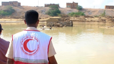 بيروت: الاتحاد الدولي للصليب الأحمر يؤكد استمرار دعمه لليمن لمواجهة آثار الفيضانات القاتلة