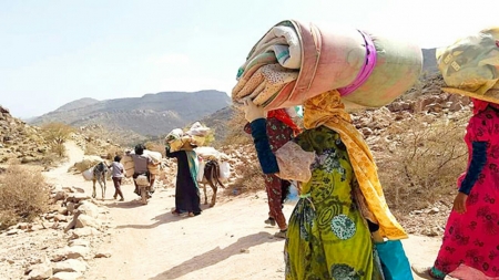 اليمن: "الهجرة الدولية" ترصد نزوح داخلي لـ7 أسر الأسبوع الماضي