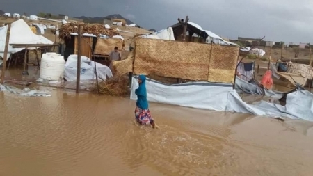 واشنطن: وفاة 12 شخصاً وتضرر أكثر من 3 آلاف نازح جراء الفيضانات في اليمن