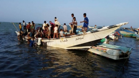 اليمن: عودة 9 صيادين يقول الحوثيون إنهم كانوا 