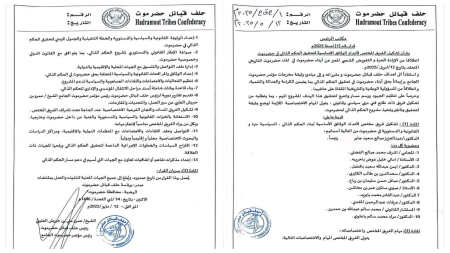 اليمن: تشكيل فريق لإعداد وثائق الحكم الذاتي في حضرموت