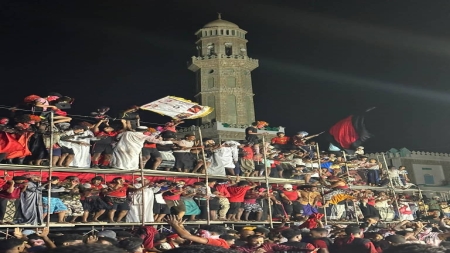 اليمن: إصابة 25 شخصًا بانهيار مدرج خلال احتفال كروي في حضرموت