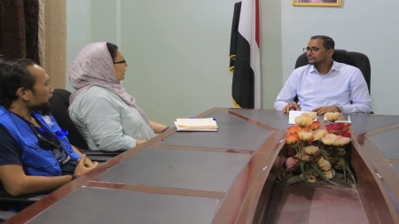 اليمن: مسؤول محلي يبحث مع بعثة “أونمها” فتح طريق حيس – الجراحي وأولويات العمل الإنساني