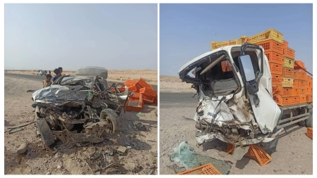 اليمن: مقتل سبعة أشخاص بحادث مروري في محافظة لحج