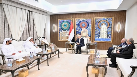 الرياض: الرئيس اليمني يشيد بالمشاريع الإماراتية في قطاع الطاقة بعدن وشبوة