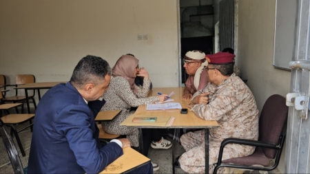 اليمن: اللجنة الوطنية للتحقيق تبحث مع الاستخبارات العسكرية أوضاع المحتجزين في تعز