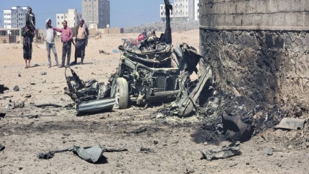 اليمن: انفجار سيارة مفخخة بمحاذاة إدارة أمن الشمايتين في التربة دون إصابات