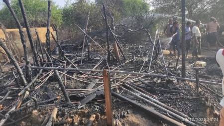 اليمن: حريق يدمّر منازل نازحين في حيران بمحافظة حجة شمالي البلاد