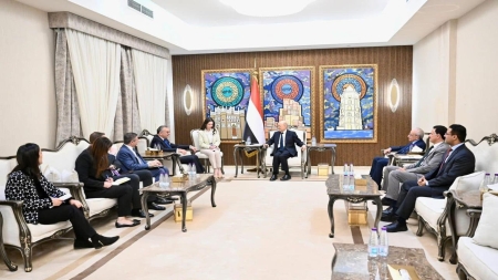 الرياض: العليمي يبحث مع مستشار الرئيس الأميركي دعم واشنطن وردع الحوثيين والتطورات جنوبًا