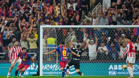 رياضة: برشلونة يكتسح بلباو ويبلغ نهائي كأس السوبر الإسباني