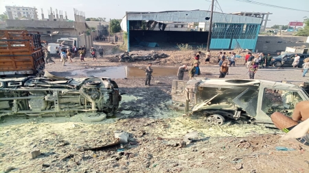 اليمن: قتيلان و 5 جرحى في هجوم استهدف موكب قيادي بألوية العمالقة في عدن
