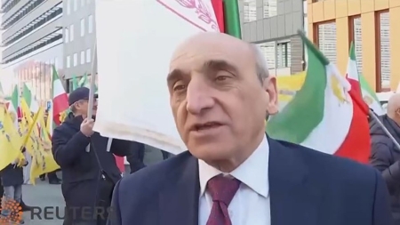 بروكسل: إيرانيون يتظاهرون في بالتزامن مع قمة أوروبية مطالبين بدعم “تغيير النظام” ورافضين الحرب