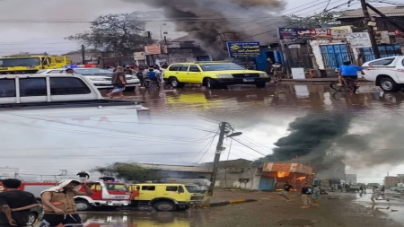 اليمن: وزير الكهرباء يوجه بفصل التيار عن مناطق غمرتها مياه الأمطار في عدن