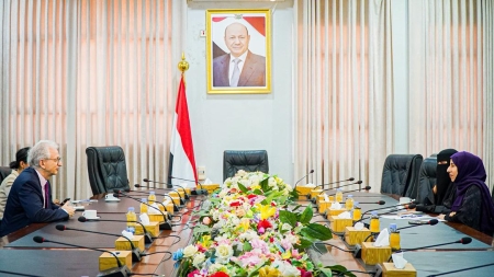 اليمن: الحكومة تحذر من تقلص التمويلات الدولية وتبحث مع ألمانيا دعم قطاعات حيوية