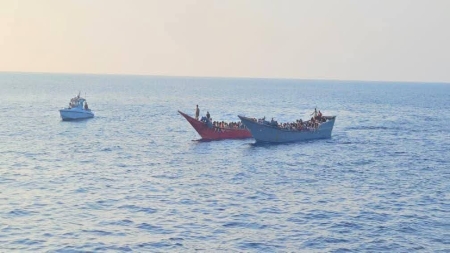 اليمن: خفر السواحل يضبط 340 مهاجراً من القرن الأفريقي في خليج عدن