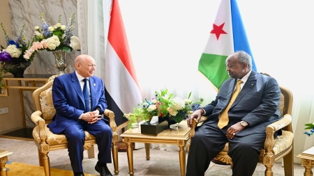 جيبوتي: العليمي وجيلة يشددان على أن أمن البحر الأحمر "مسؤولية جماعية"