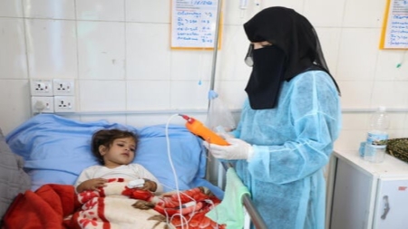 اليمن: 25 وفاة وأكثر من 6 آلاف إصابة بالحصبة بين الأطفال في الربع الأول لهذا العام