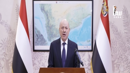 اليمن: العليمي يعلن استئناف تصدير النفط ويدعو إلى اصطفاف وطني خلف الدولة
