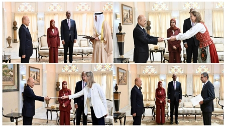 اليمن: العليمي يتسلم أوراق اعتماد أربعة سفراء ويقول إن تصعيد الحوثيين مرتبط بأجندة إيرانية