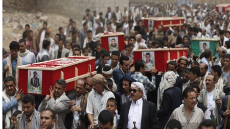 اليمن: الحوثيون يشيّعون 250 من عناصرهم وقياداتهم بينهم 102 ضابط في غضون شهرين