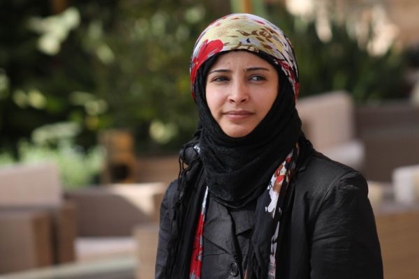 برلين: الناشطة اليمنية بشرى المقطري 