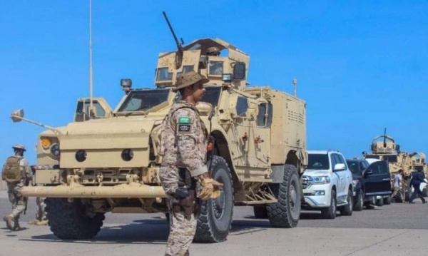 اليمن: قوات عسكرية سعودية تصل مناطق التوتر السابقة بين القوات الحكومية والمجلس الانتقالي شرقي محافظة ابين