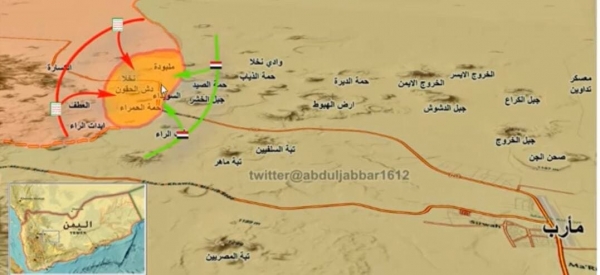 اليمن: غارات جوية عنيفة على اهدافا متفرقة في مواقع متقدمة لجماعة الحوثيين غربي مدينة مارب