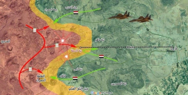 اليمن: معارك عنيفة بين القوات الحكومية، وجماعة الحوثيين  جنوبي غرب مدينة مارب.