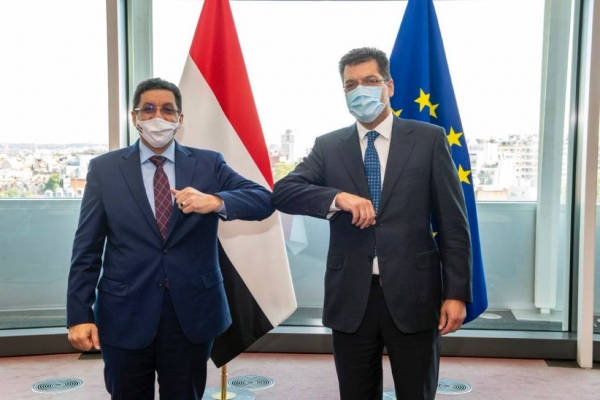 بروكسل:المفوض الاوروبي لإدارة الأزمات ووزير الخارجية اليمني يناقشان تطورات الوضع في اليمن