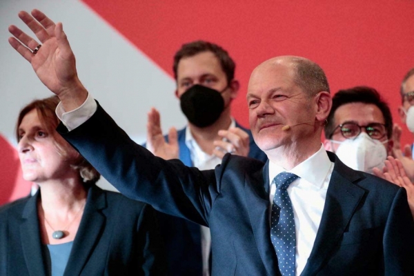 برلين: فوز الحزب الاشتراكي الديموقراطي بفارق ضئيل عن المحافظين