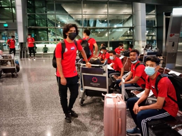 رياضة: المنتخب اليمني الاولمبي بقيادة المدرب امين السنيني يصل الدوحة قبيل ايام من تصفيات اسيا
