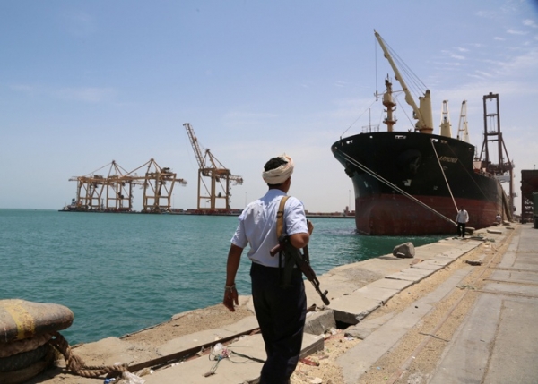 اليمن: الامم المتحدة تقول ان ميناء الحديدة لم يصب بأي اضرار في الغارات الجوية للتحالف بقيادة السعودية