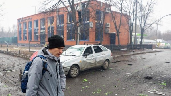 اوكرانيا: اصابة صحافيين بريطانيين بالرصاص في محيط كييف