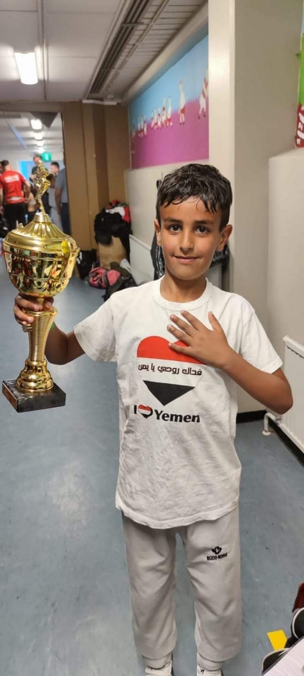 رياضة: طفل يمني يفوز ببطولة دولية للتايكوندو