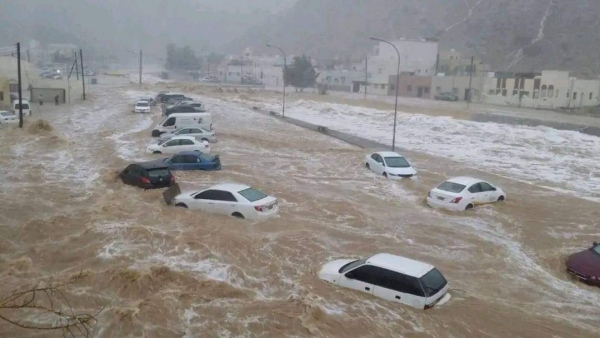 اليمن: وفاة شخصين غرقا بالسيول في الحديدة