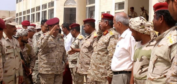 اليمن: قائد المنطقة العسكرية الثانية يستلم مهامه خلفا للبحسني