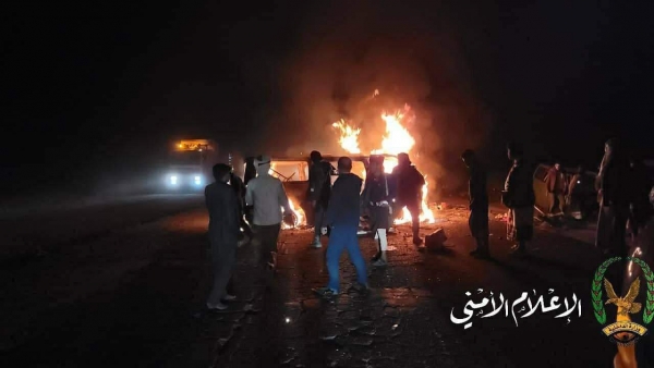 اليمن: وفاة 7 اشخاص واصابة 22 اخرين في حادث مروري مروع في ذمار