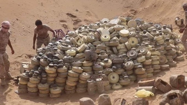 اليمن: إتلاف وتفجير 1470 مادة متفجرة من مخلفات الحرب في أبين