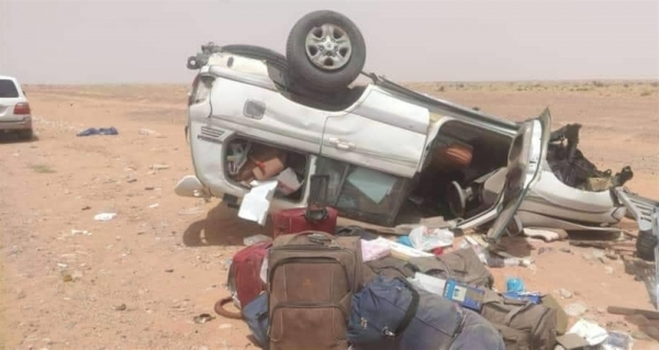 اليمن: وفاة وإصابة 131 شخصاً في حوادث مرورية الشهر الماضي