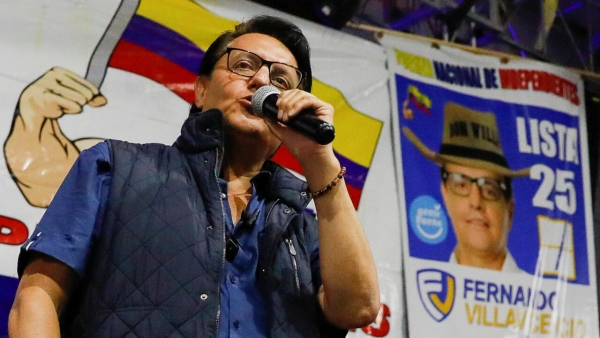 كيتو: اغتيال المرشح الرئاسي في الإكوادور فرناندو فييافيسينسيو خلال فعالية انتخابية