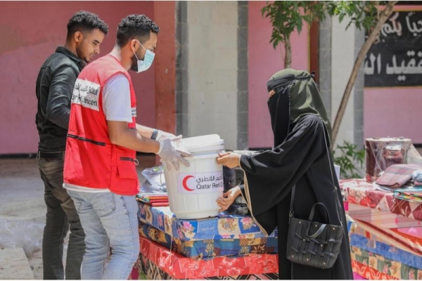 اليمن: إطلاق مشروع قطري لدعم الأسر النازحة في ثلاث محافظات بتكلفة أكثر من 278 ألف دولار