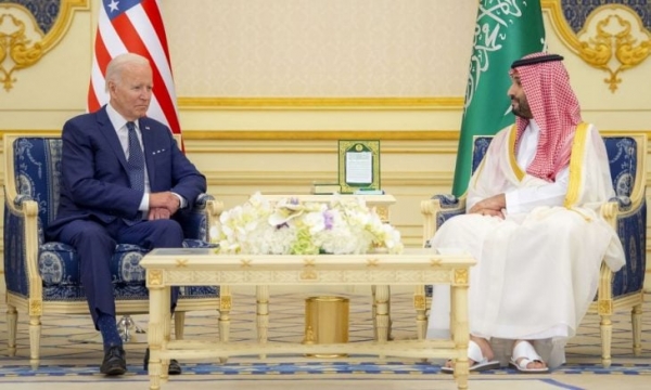 واشنطن: بايدن وولي عهد السعودية ناقشا الحرب بين إسرائيل وحماس