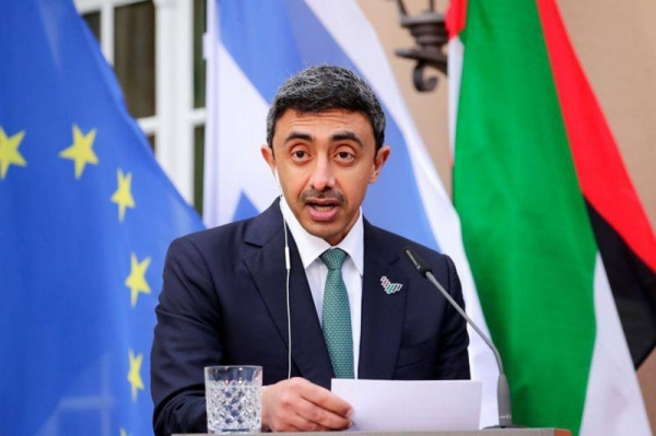 دبي: وزير الخارجية الإماراتي يدعو إلى بذل الجهود لمنع اتساع الصراع في غزة