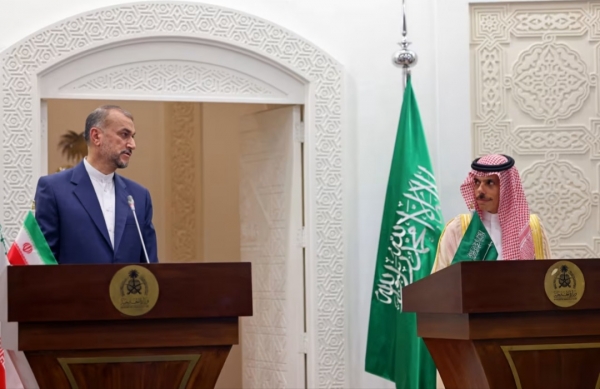 الرياض: وزيرا خارجية السعودية وإيران يبحثان هاتفيا حرب غزة والتطورات بمدينة رفح
