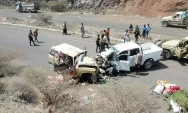 اليمن: 135 ضحية للحوادث المرورية بمناطق الحكومة في النصف الأول من الشهر الجاري