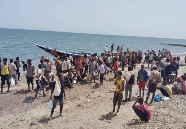 اليمن: وصول دفعة جديدة من المهاجرين الأفارقة غير الشرعيين إلى سواحل شبوة